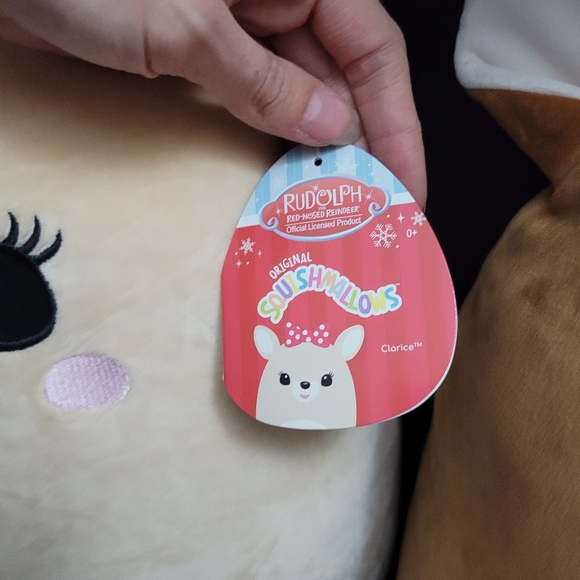 14" NWT Clarice & Rudolph Squishmallows - Picture 7 of 9